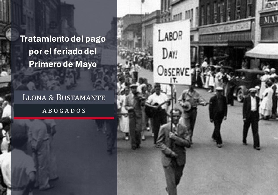 Tratamiento del pago por el feriado del Primero de Mayo