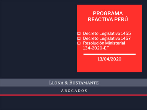Principales alcances del Programa Reactiva Perú