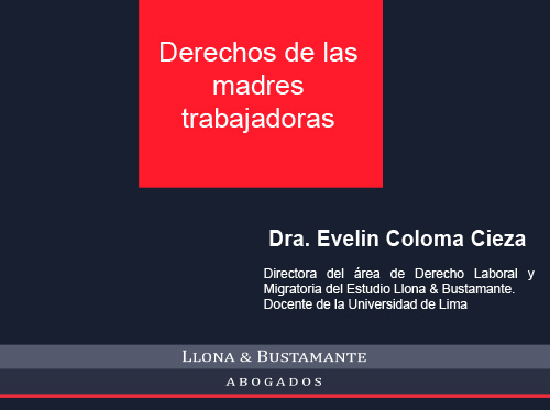 Webinar: «Derechos de las madres trabajadoras»