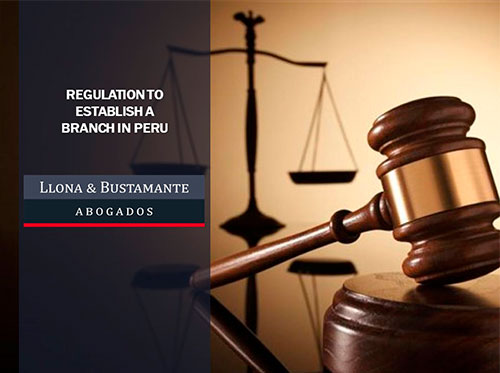 REGULATION TO ESTABLISH A BRANCH IN PERU