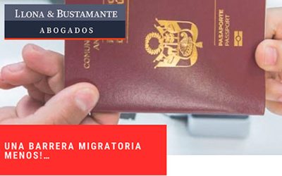 Una barrera migratoria menos!…