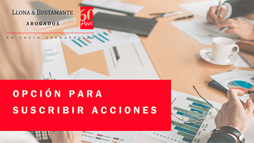 Opción para suscribir ACCIONES