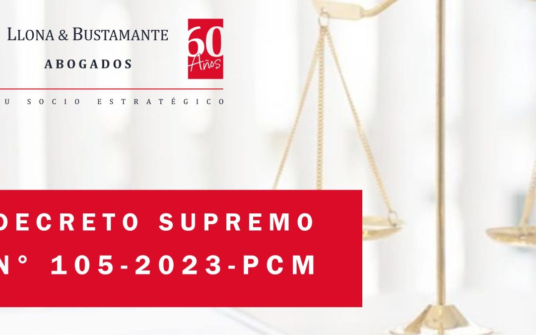 Decreto Supremo N° 105 – 2023 – PCM