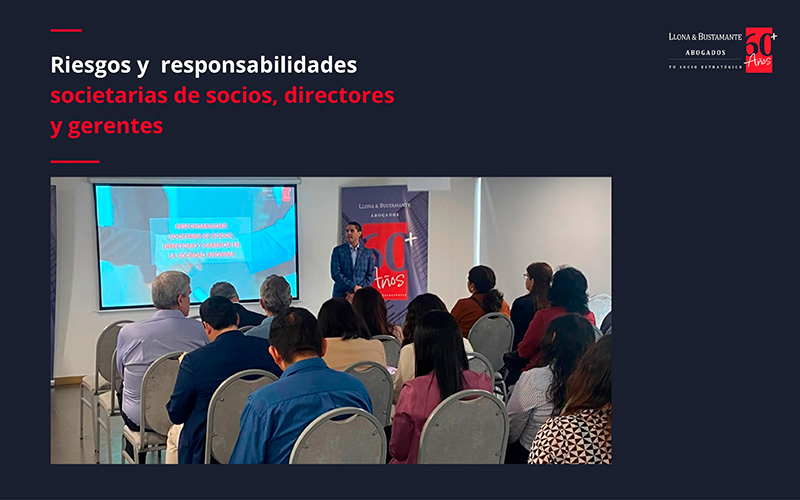Riesgos y responsabilidades societarias de socios, directores y gerentes